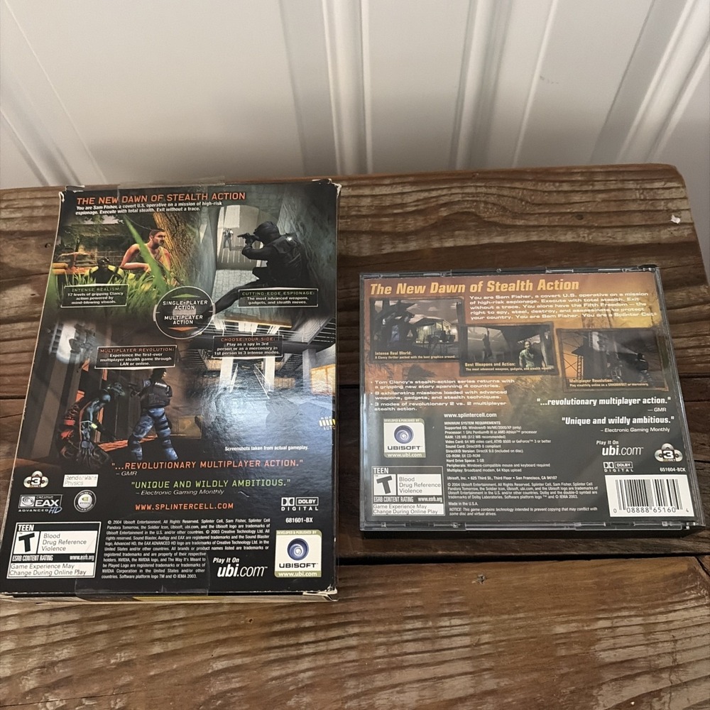 Tom Clancy's Splinter Cell: Pandora Tomorrow - PC 3 Disc Set - Picture 6 of 7